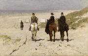 Anton mauve Riders on the Beach at Scheveningen (nn02) Sweden oil painting artist